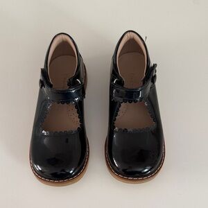 Elephantito Black Patent Mary Jane Girls Dress Shoes
